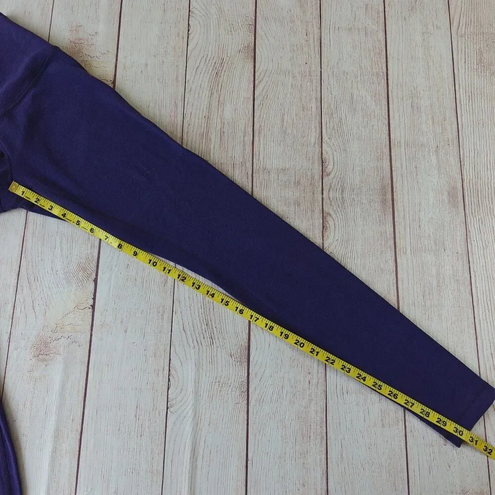 Lululemon Wunder Under Pant (Hi-Rise) Heather Purple sz 8